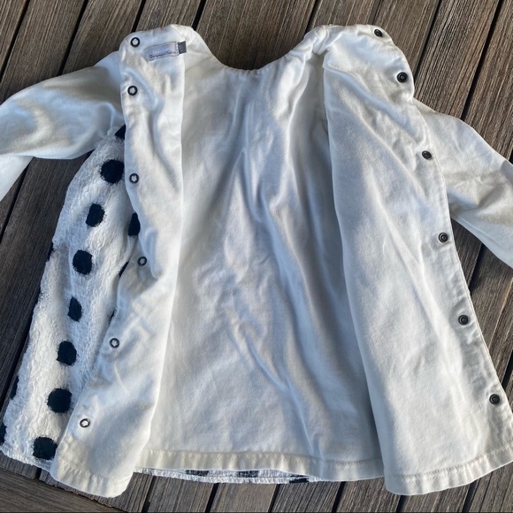 Catimini French Design Polka Dot Apple Dress Long Sleeve 18 Months Euro 80 GUC - Picture 4 of 8